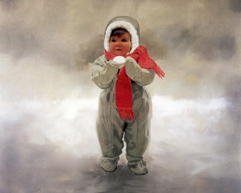 Child in Snowsuit