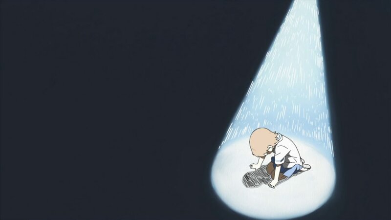 child in spotlight