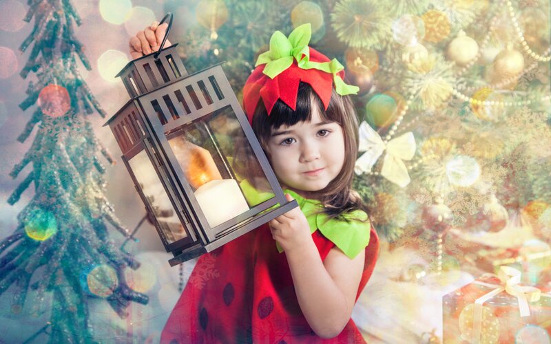 Child in Strawberry Costume