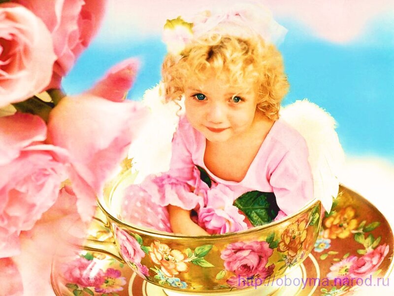 Child in Teacup — Pink