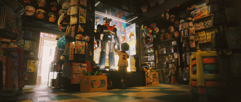 Child in Toy Store
