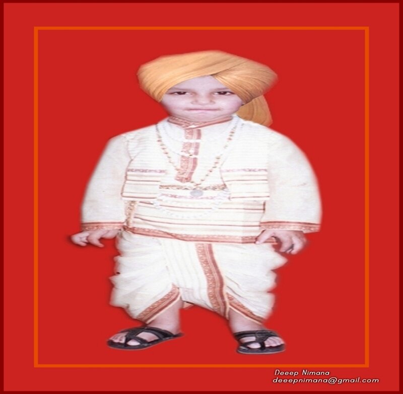 child in traditional attire