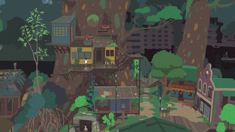 Child in Treehouse
