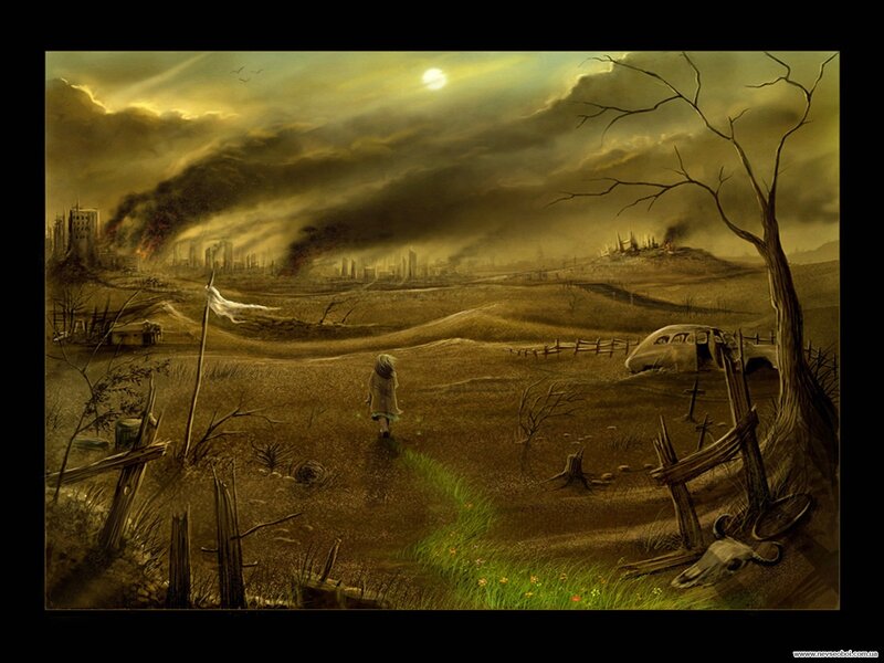 Child in Wasteland