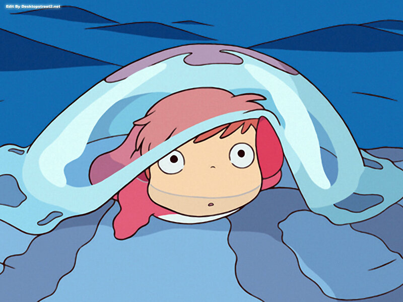 child in water bubble