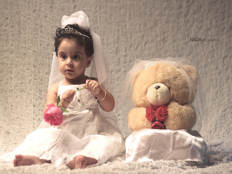 Child in Wedding Dress