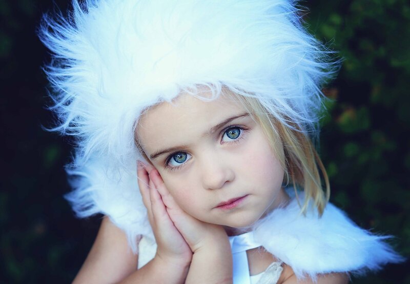 Child in White Costume
