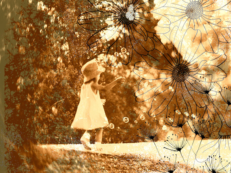 Child in White Dress