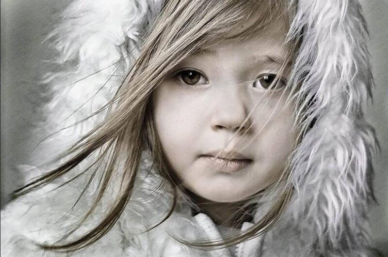 child in winter coat