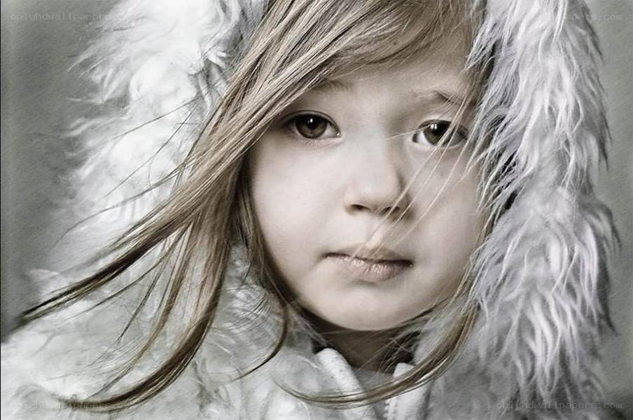 child in winter coat