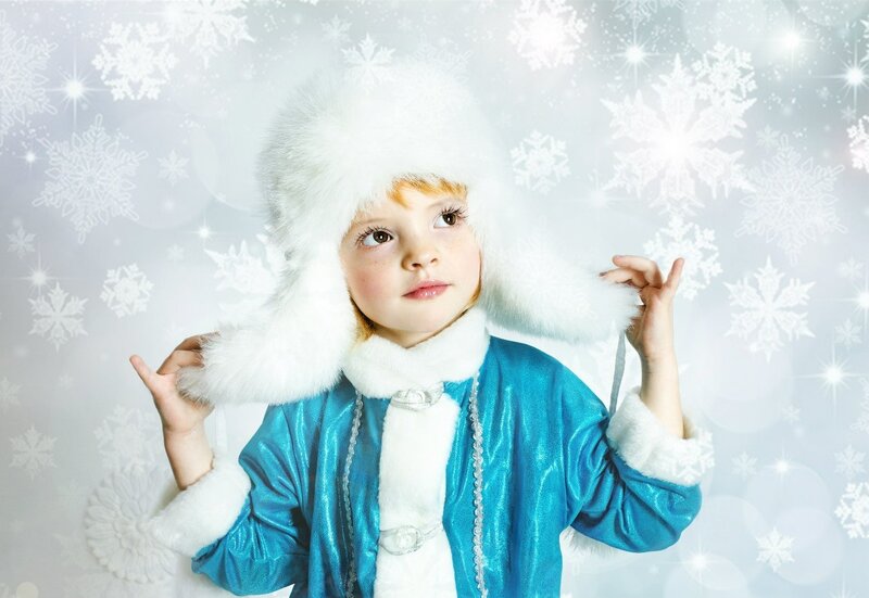 Child in Winter Costume
