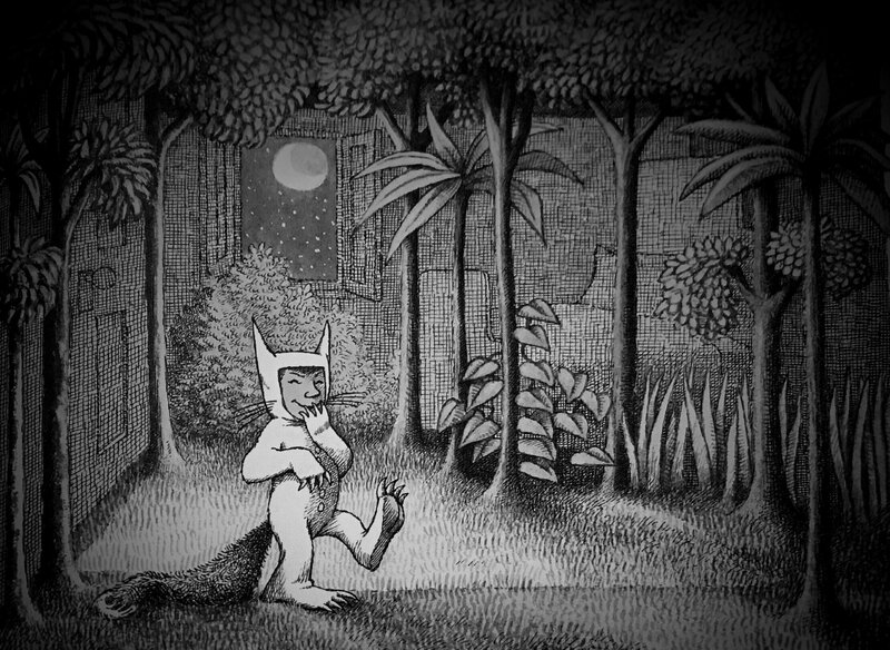 Child in Wolf Costume — Black