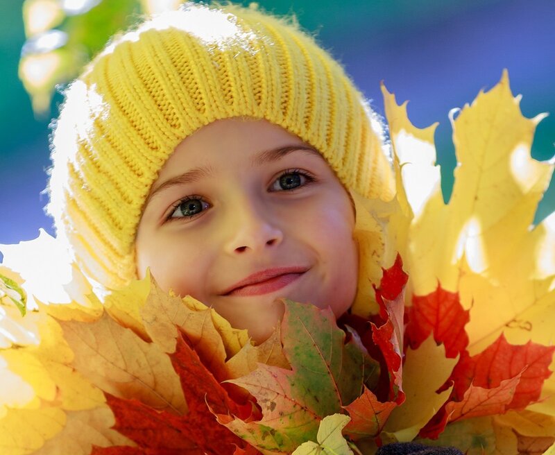 Child in Yellow Hat