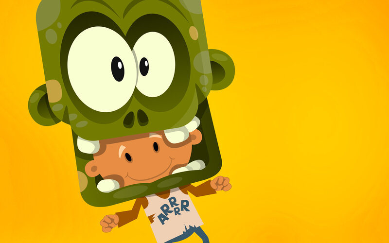 Child in Zombie Costume