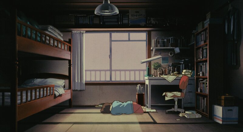 Child Lying on Floor — Brown