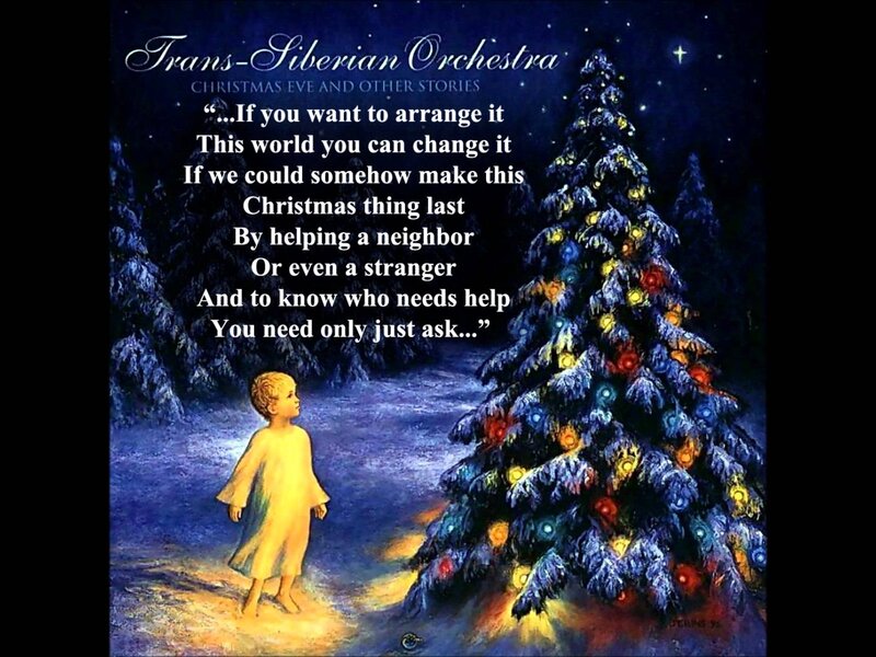 Child Near Christmas Tree — Blue, Serene, Night