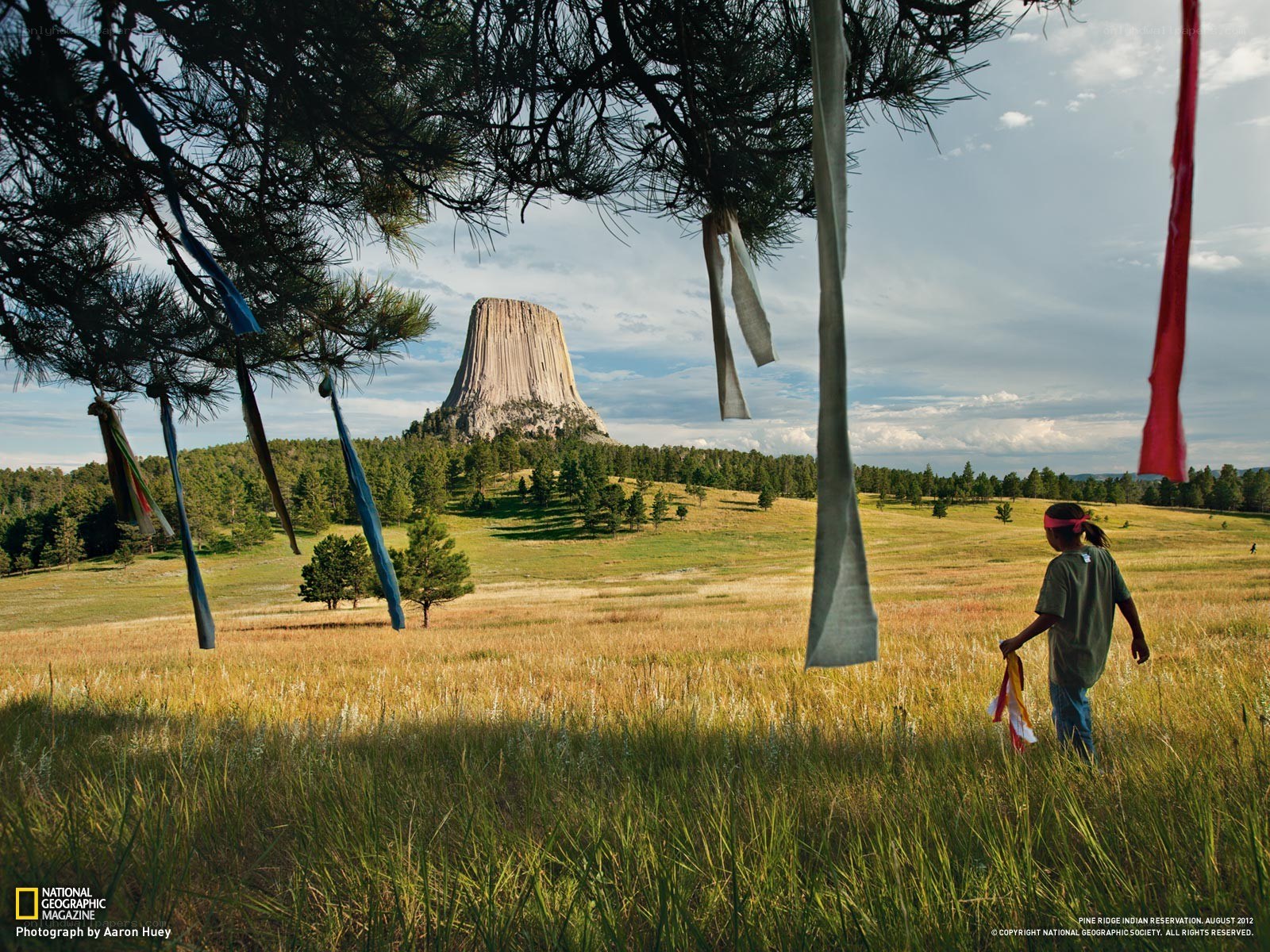 Child near Devils Tower