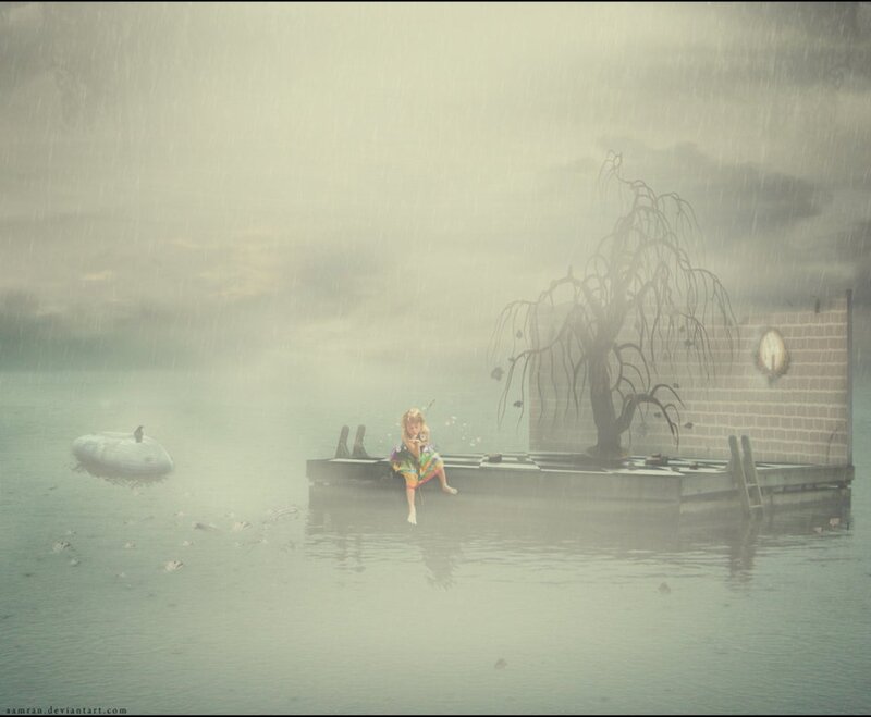 Child on a Dock