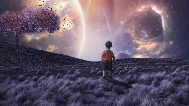 Child on Alien Planet