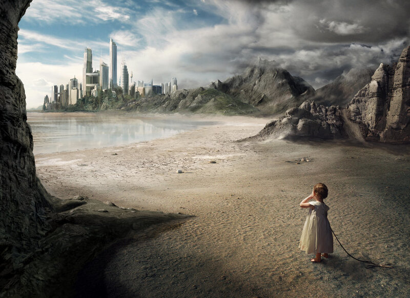 Child on Barren Shore