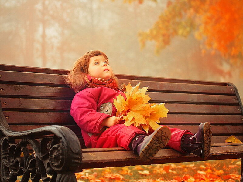 Child on Bench