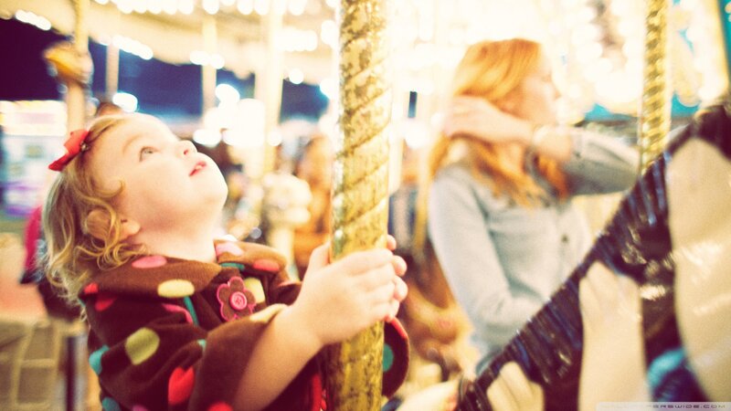 Child on Carousel