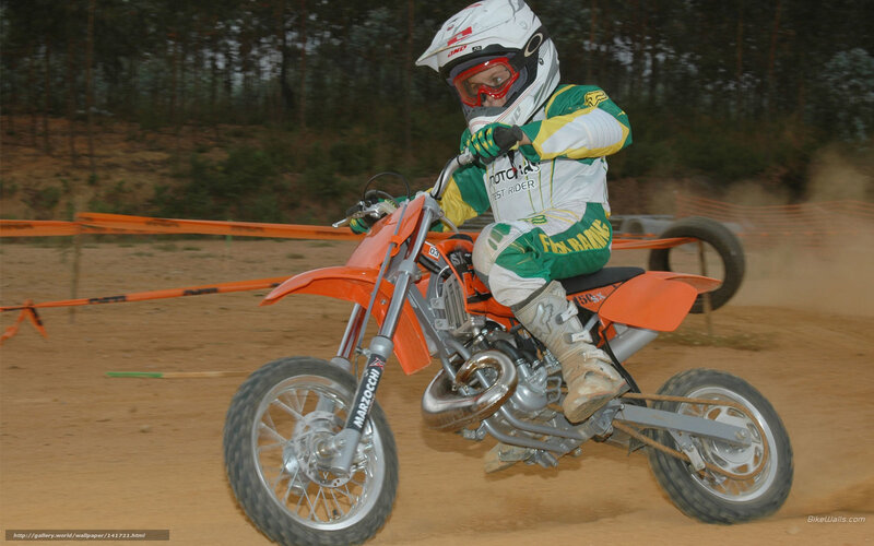 child on dirt bike