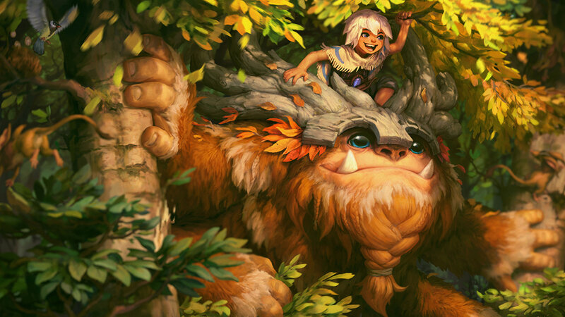 Child on Giant Creature