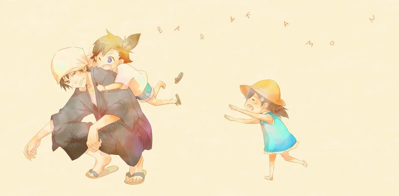 Child on Man's Back