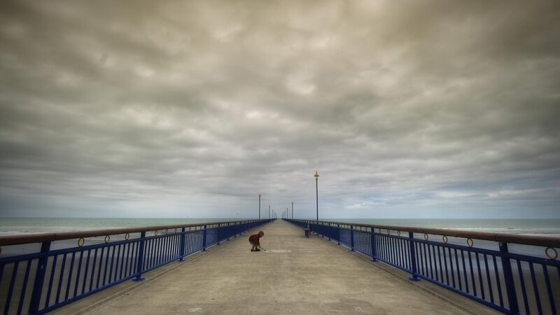 Child on Pier