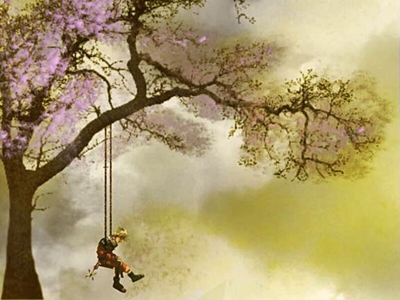 Child on Swing