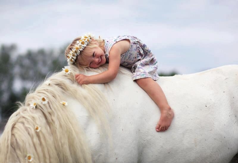 Child on White Horse