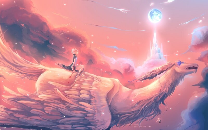 Child on Winged Creature