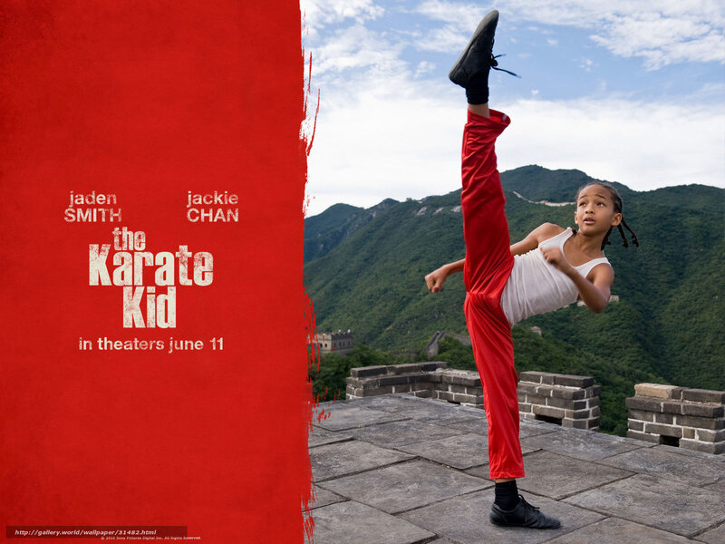 Child Performing Karate