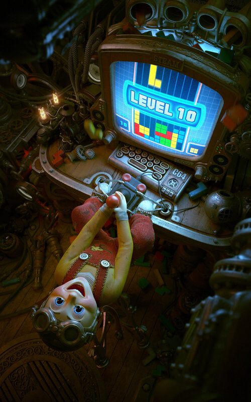 Child Playing Game