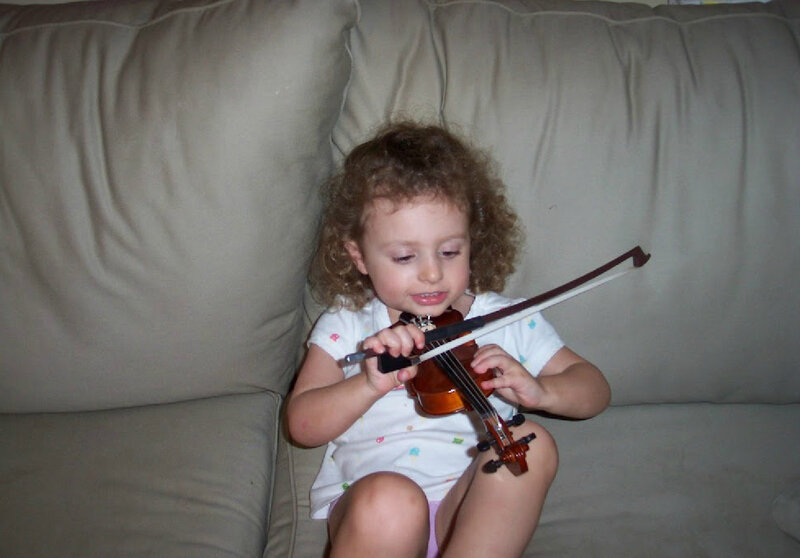 Child Playing Violin