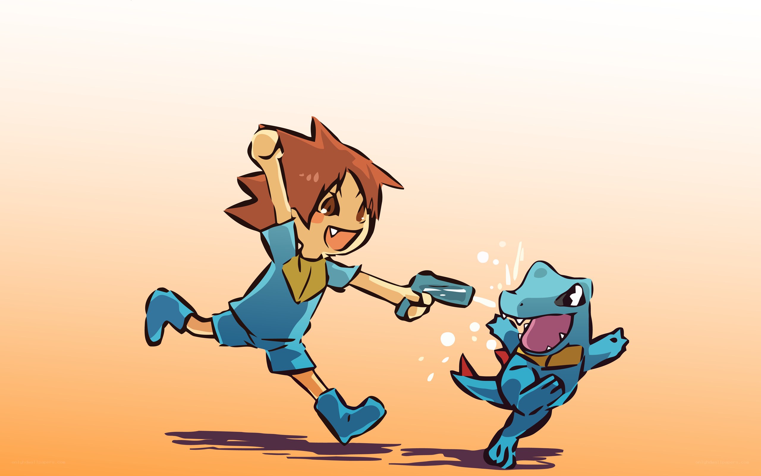 child playing with pokémon