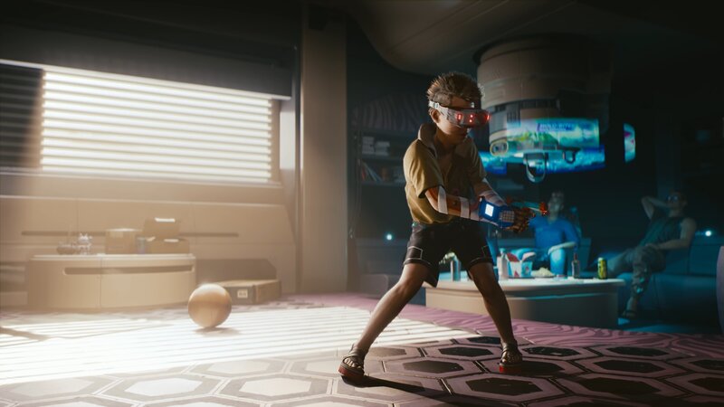 Child Playing with Vr Headset