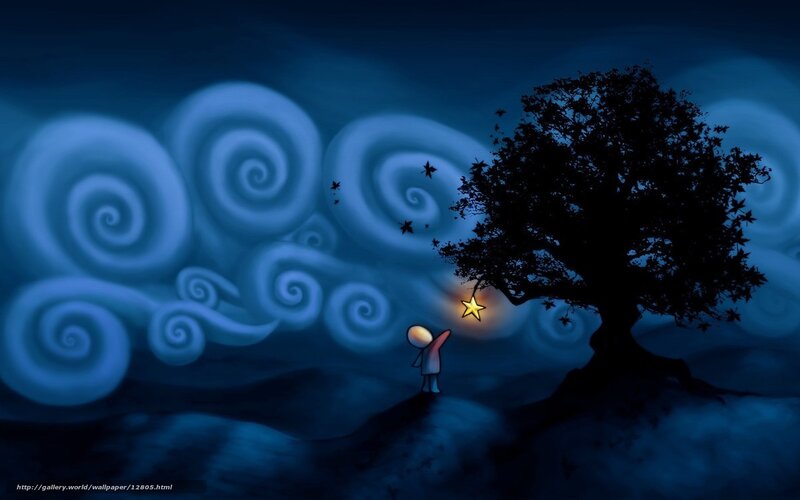 Child reaching for a star
