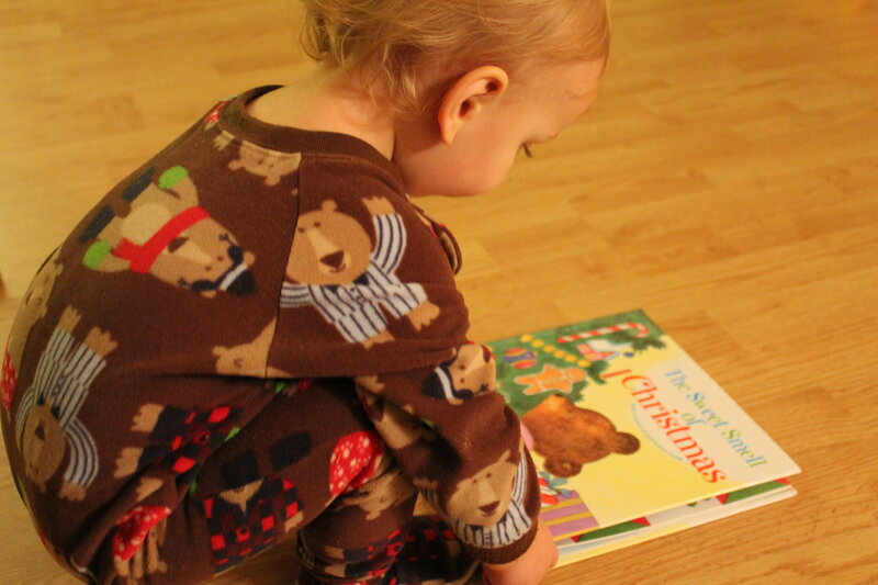 Child Reading Book — Brown, Calm