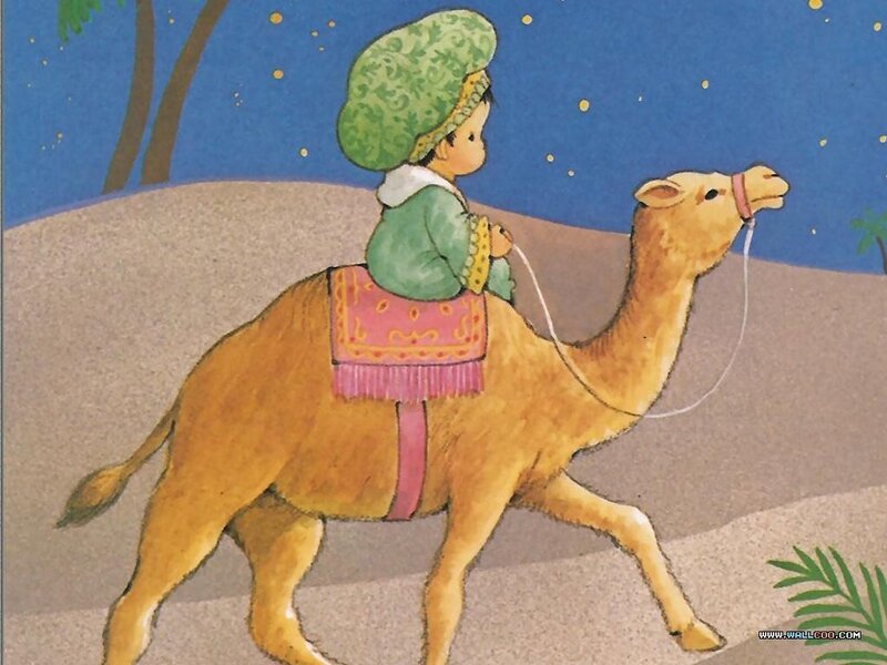Child Riding a Camel