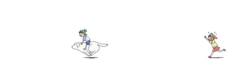 Child Riding Dog — White