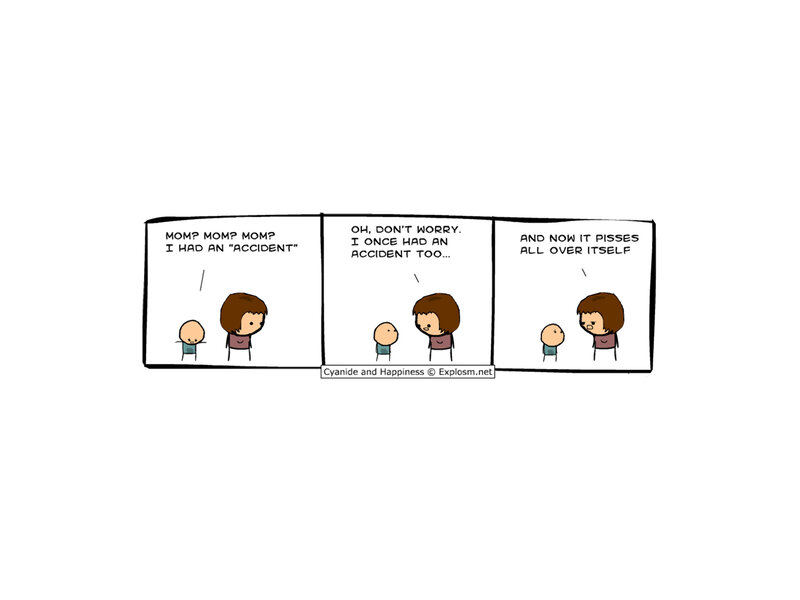 Child's accident comic
