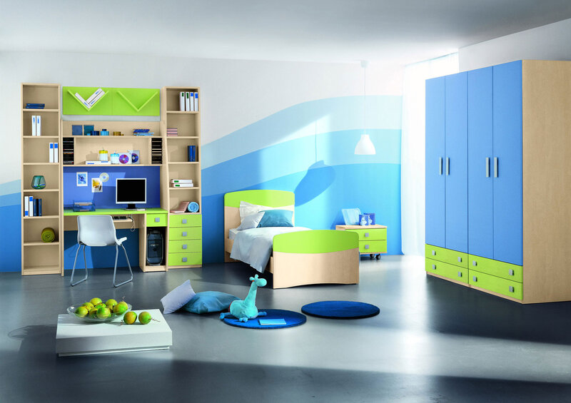 Child's Bedroom Furniture — Blue
