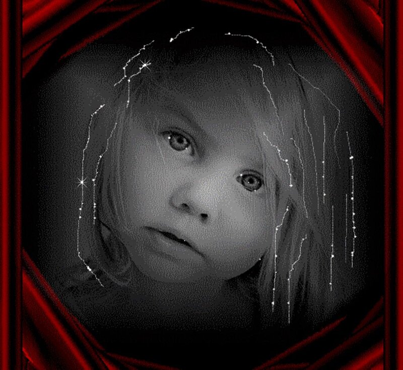 Child's Face in Frame