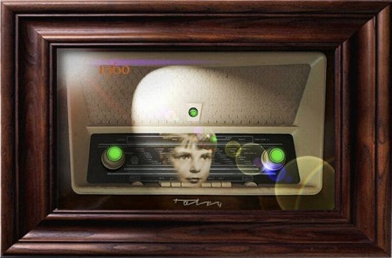 Child's Face on Radio