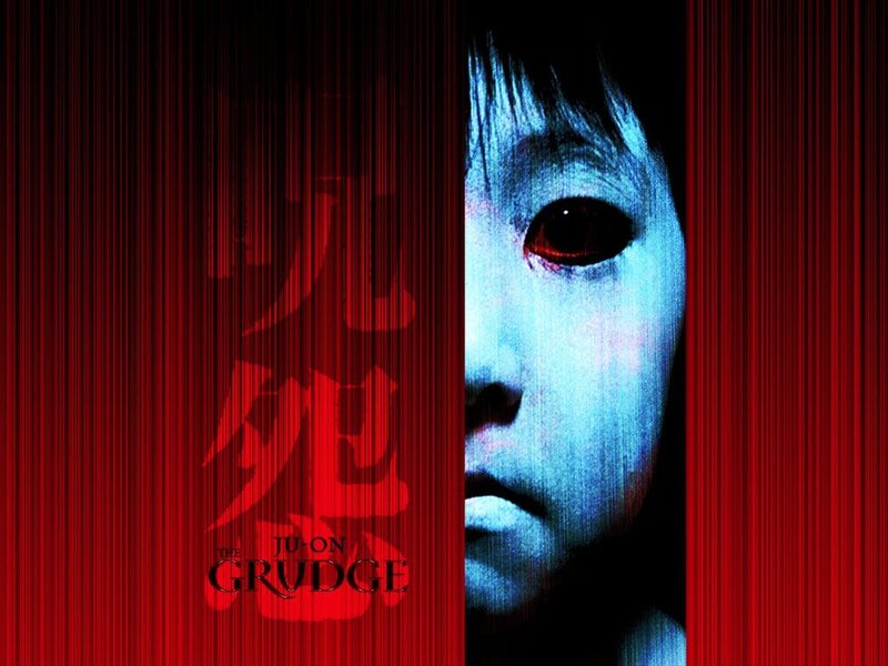 Child's Face on Red Background