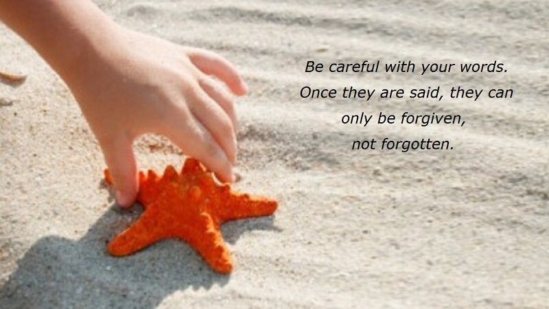 Child's Hand Touching Starfish