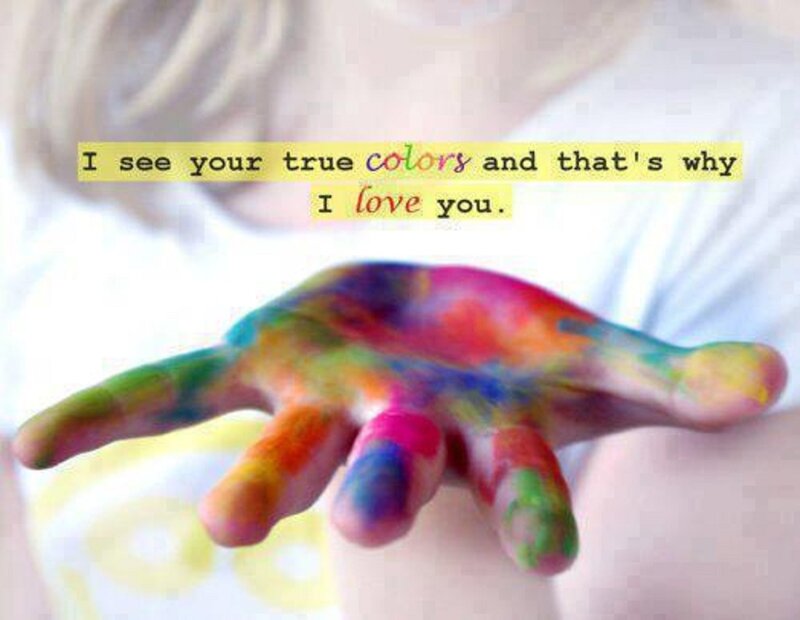 Child's Hand with Paint