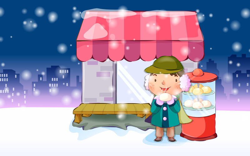 Child Selling Buns